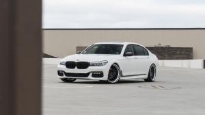 BMW 740iL Alpine White by R1 Motorsport on ADV.1 Wheels (ADV15 TRACK FUNCTION) 2017 года